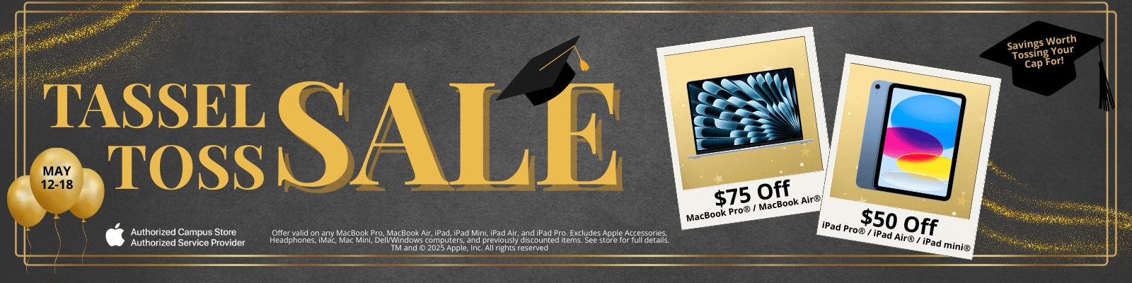Save on Apple MacBooks and iPads!